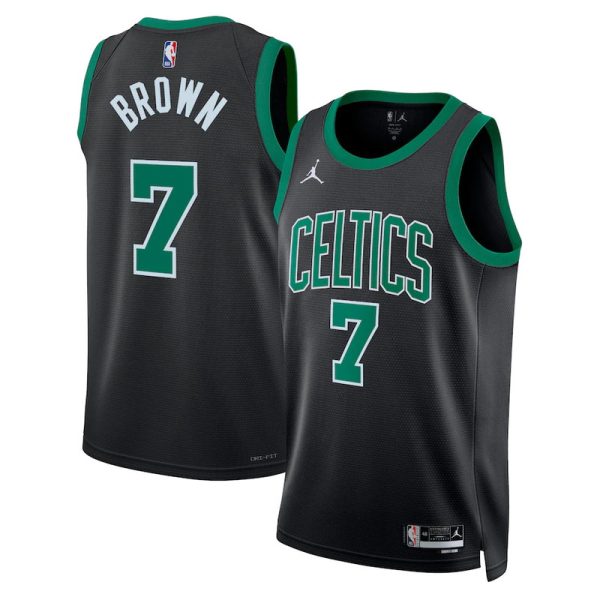 Unisex Boston Celtics Jaylen Brown Jordan Black Swingman Jersey - Statement Edition - The Official NBA Lib. One Store, Every Team