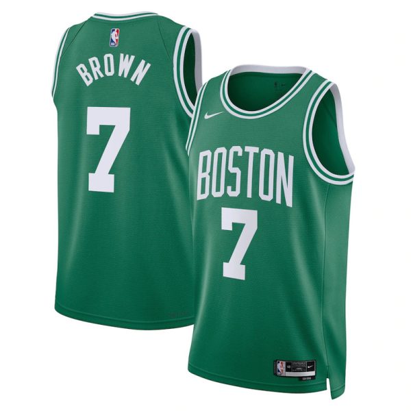 Unisex Boston Celtics Jaylen Brown Nike Green Swingman Jersey - Icon Edition - The Official NBA Lib. One Store, Every Team