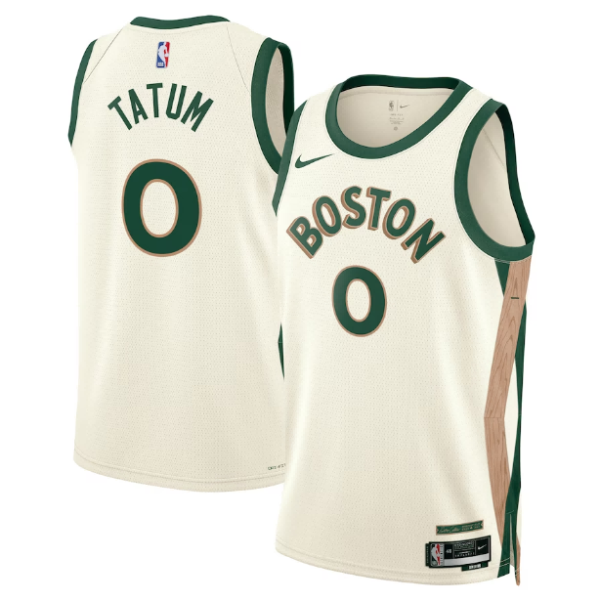 Unisex Boston Celtics Jayson Tatum Nike White 2023-24 Swingman Jersey - City Edition - The Official NBA Lib. One Store, Every Team
