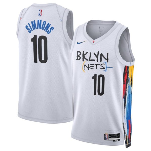 Unisex Brooklyn Nets Ben Simmons Nike White 2022-23 Swingman Jersey - City Edition - The Official NBA Lib. One Store, Every Team