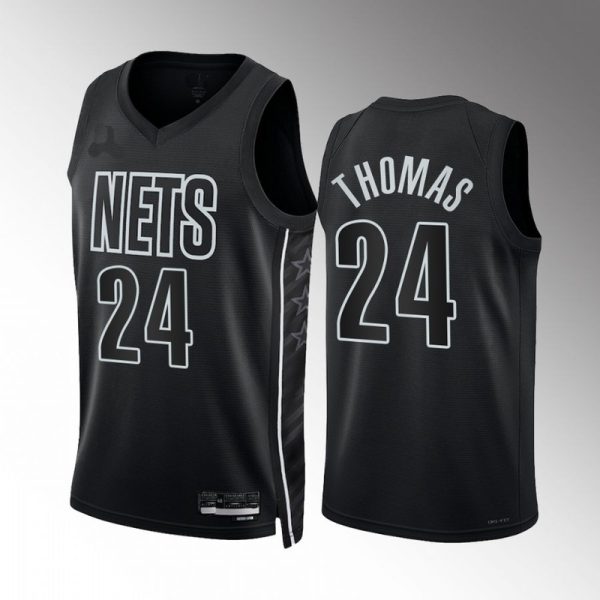 Unisex Brooklyn Nets Cam Thomas Jordan Black Swingman Jersey - Statement Edition - The Official NBA Lib. One Store, Every Team