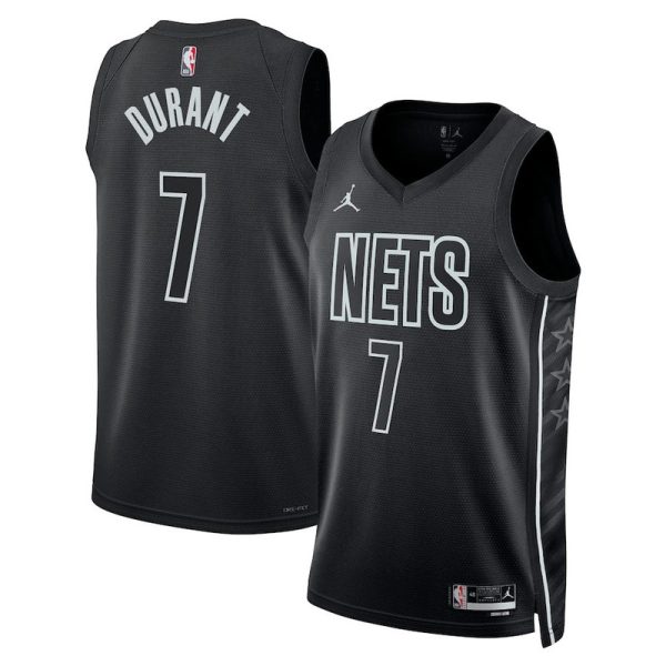 Unisex Brooklyn Nets Kevin Durant Jordan Black Swingman Jersey - Statement Edition - The Official NBA Lib. One Store, Every Team