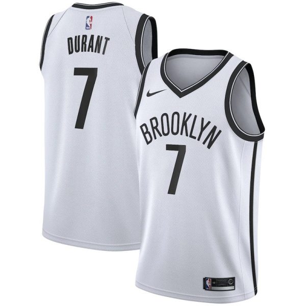 Unisex Brooklyn Nets Kevin Durant Nike White Swingman Jersey - Association Edition - The Official NBA Lib. One Store, Every Team