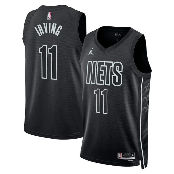 Unisex Brooklyn Nets Kyrie Irving Jordan Black Swingman Jersey - Statement Edition - The Official NBA Lib. One Store, Every Team