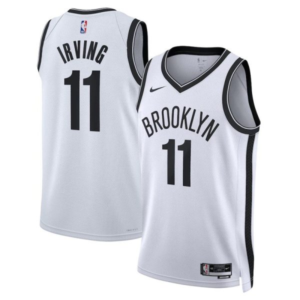 Unisex Brooklyn Nets Kyrie Irving Nike White Swingman Jersey - Association Edition - The Official NBA Lib. One Store, Every Team
