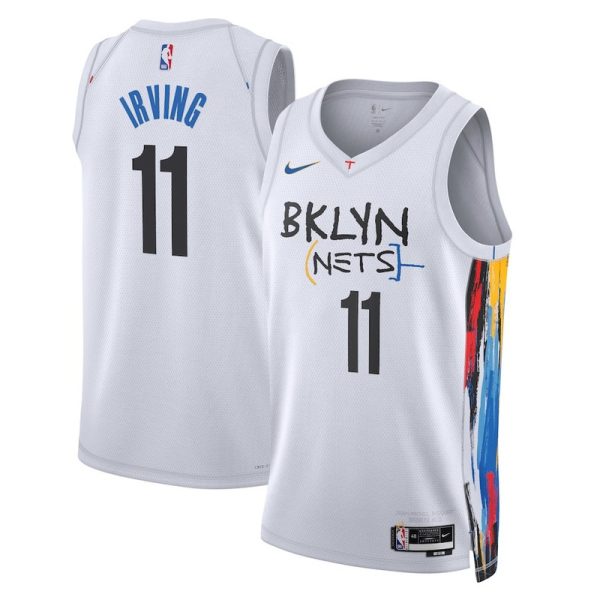 Unisex Brooklyn Nets Kyrie Irving Nike White Swingman Jersey - City Edition - The Official NBA Lib. One Store, Every Team
