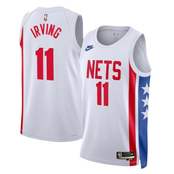 Unisex Brooklyn Nets Kyrie Irving Nike White Swingman Jersey - Classic Edition - The Official NBA Lib. One Store, Every Team