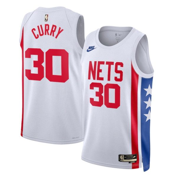 Unisex Brooklyn Nets Seth Curry Nike White Swingman Jersey - Classic Edition - The Official NBA Lib. One Store, Every Team