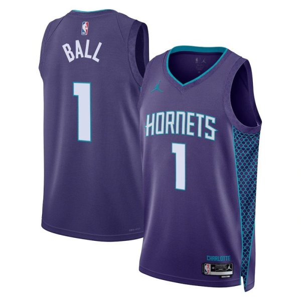 Unisex Charlotte Hornets LaMelo Ball Jordan Brand Purple Swingman Jersey - Statement Edition - The Official NBA Lib. One Store, Every Team