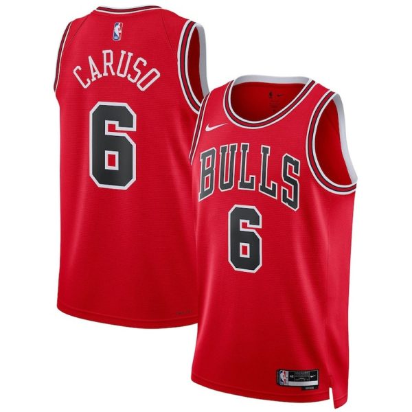 Unisex Chicago Bulls Alex Caruso Nike Red Swingman Jersey - Icon Edition - The Official NBA Lib. One Store, Every Team