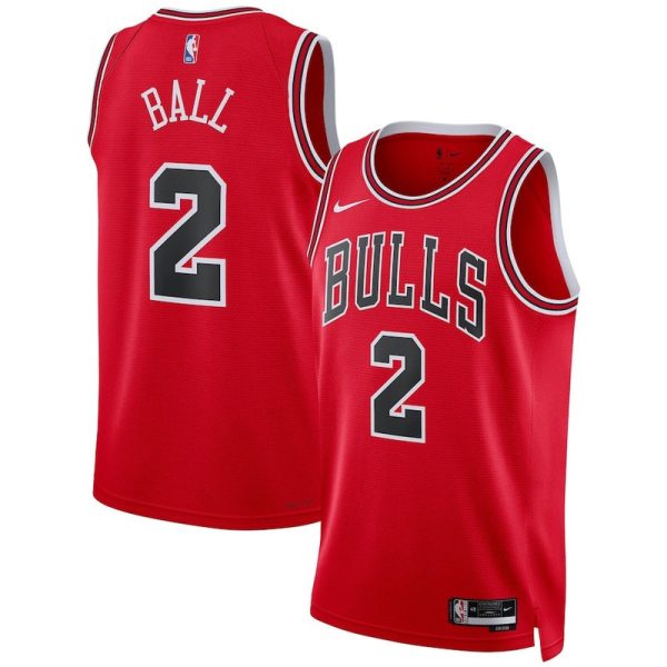 Unisex Chicago Bulls Lonzo Ball Nike Red Swingman Jersey - Icon Edition - The Official NBA Lib. One Store, Every Team