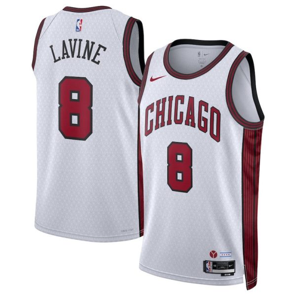 Unisex Chicago Bulls Zach LaVine Nike White 2022-23 Swingman Jersey - City Edition - The Official NBA Lib. One Store, Every Team