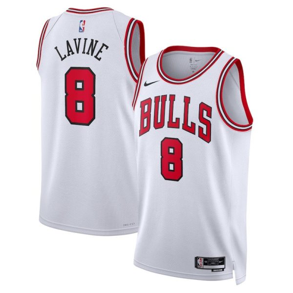 Unisex Chicago Bulls Zach LaVine Nike White Swingman Jersey - Association Edition - The Official NBA Lib. One Store, Every Team