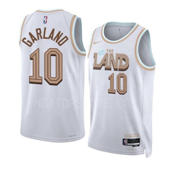 Unisex Cleveland Cavaliers Darius Garland Nike White 2022-23 Swingman Jersey - City Edition - The Official NBA Lib. One Store, Every Team