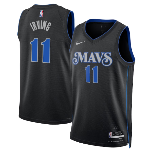 Unisex Dallas Mavericks Kyrie Irving Nike Black 2023-24 Swingman Jersey - City Edition - The Official NBA Lib. One Store, Every Team
