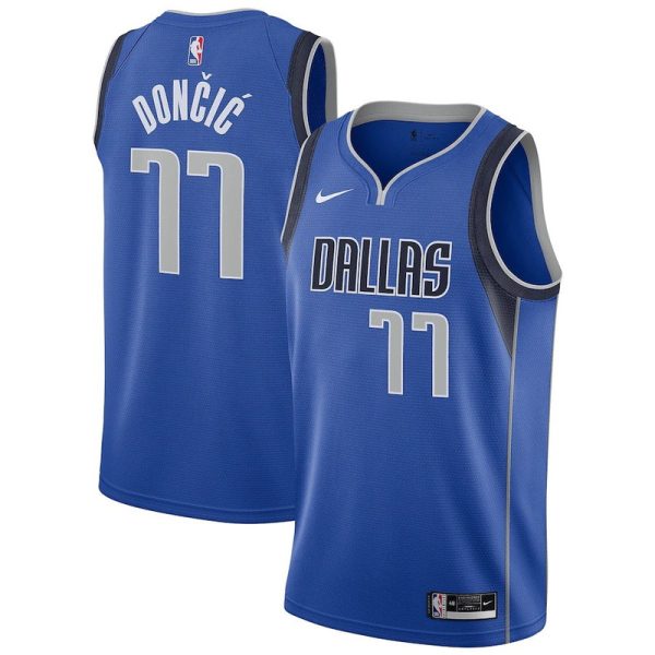 Unisex Dallas Mavericks Luka Dončić Nike Royal Swingman Jersey - Icon Edition - The Official NBA Lib. One Store, Every Team