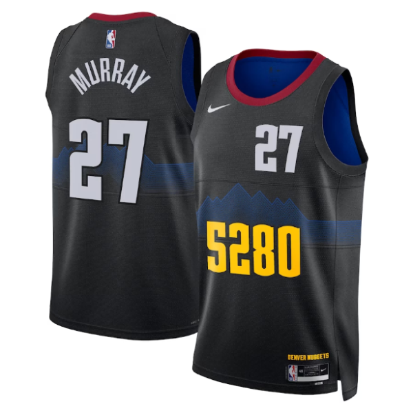 Unisex Denver Nuggets Jamal Murray Nike Black 2023-24 Swingman Jersey - City Edition - The Official NBA Lib. One Store, Every Team