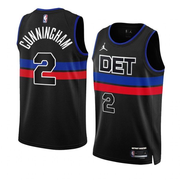 Unisex Detroit Pistons Cade Cunningham Jordan Black Swingman Jersey - Statement Edition - The Official NBA Lib. One Store, Every Team