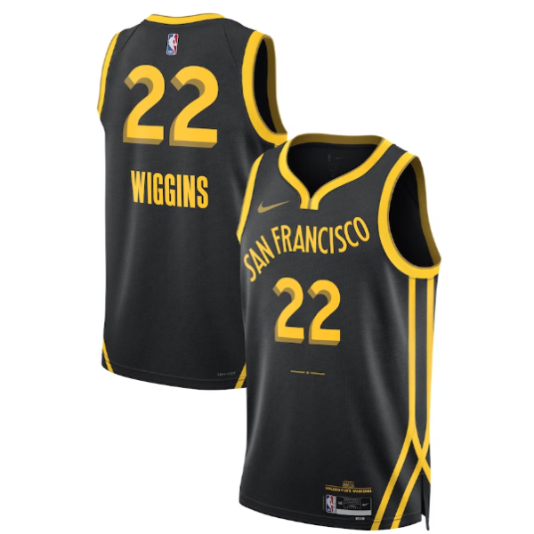 Unisex Golden State Warriors Andrew Wiggins Nike Black 2023-24 Swingman Jersey - City Edition - The Official NBA Lib. One Store, Every Team