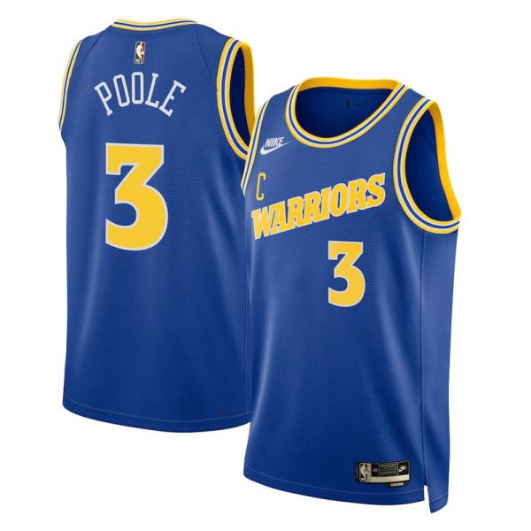 Unisex Golden State Warriors Jordan Poole Nike Royal Swingman Jersey - Classic Edition - The Official NBA Lib. One Store, Every Team