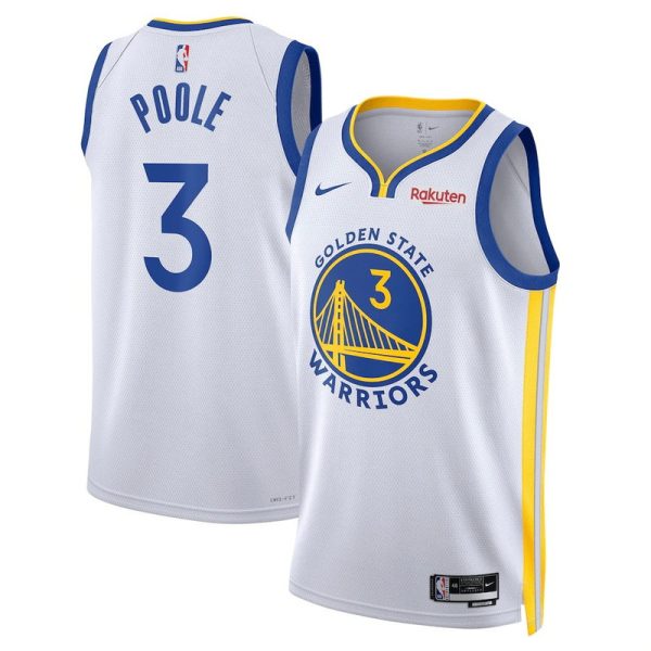 Unisex Golden State Warriors Jordan Poole Nike White Swingman Jersey - Association Edition - The Official NBA Lib. One Store, Every Team