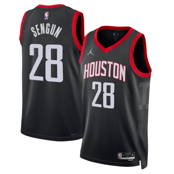 Unisex Houston Rockets Alperen Sengun Jordan Black Swingman Jersey - Association Edition - The Official NBA Lib. One Store, Every Team