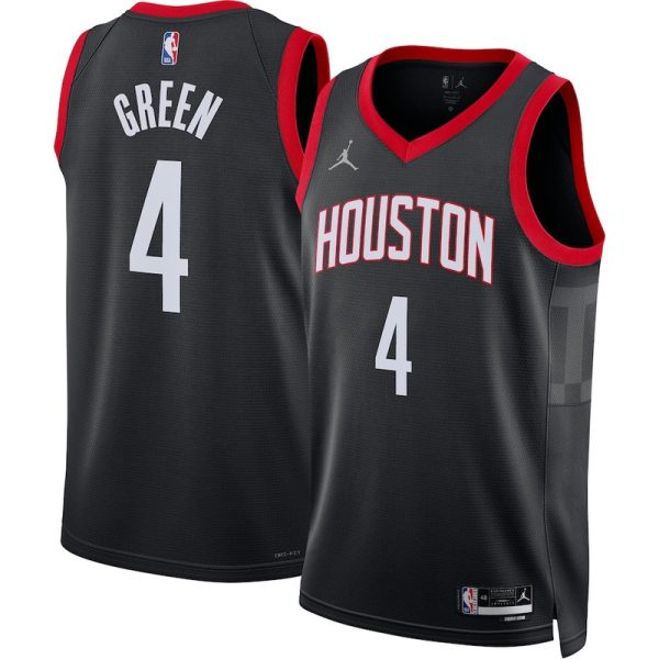 Unisex Houston Rockets Jalen Green Jordan Black Swingman Jersey - Statement Edition - The Official NBA Lib. One Store, Every Team
