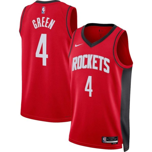 Unisex Houston Rockets Jalen Green Nike Red Swingman Jersey - Icon Edition - The Official NBA Lib. One Store, Every Team