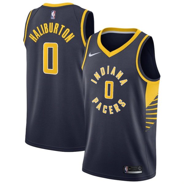 Unisex Indiana Pacers Tyrese Haliburton Nike Navy Swingman Jersey - Icon Edition - The Official NBA Lib. One Store, Every Team