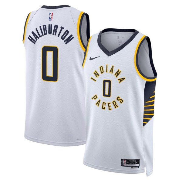 Unisex Indiana Pacers Tyrese Haliburton Nike White Swingman Jersey - Association Edition - The Official NBA Lib. One Store, Every Team