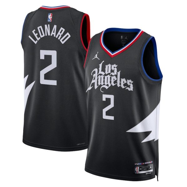 Unisex LA Clippers Kawhi Leonard Jordan Black Swingman Jersey - Statement Edition - The Official NBA Lib. One Store, Every Team