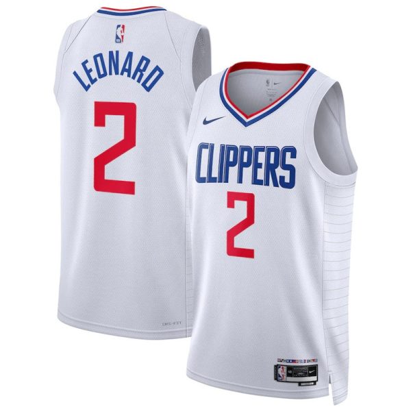 Unisex LA Clippers Kawhi Leonard Nike White Swingman Jersey - Association Edition - The Official NBA Lib. One Store, Every Team