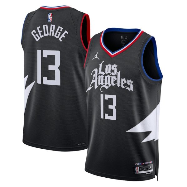 Unisex LA Clippers Paul George Nike Black Swingman Jersey - Statement Edition - The Official NBA Lib. One Store, Every Team