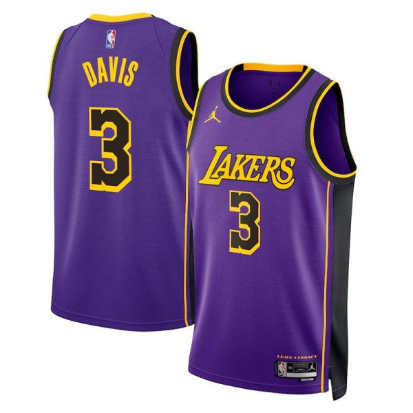 Unisex Los Angeles Lakers Anthony Davis Jordan Purple Swingman Jersey - Statement Edition - The Official NBA Lib. One Store, Every Team