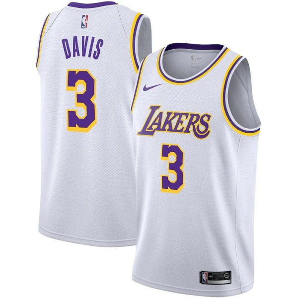 Unisex Los Angeles Lakers Anthony Davis Nike White Swingman Jersey - Association Edition - The Official NBA Lib. One Store, Every Team