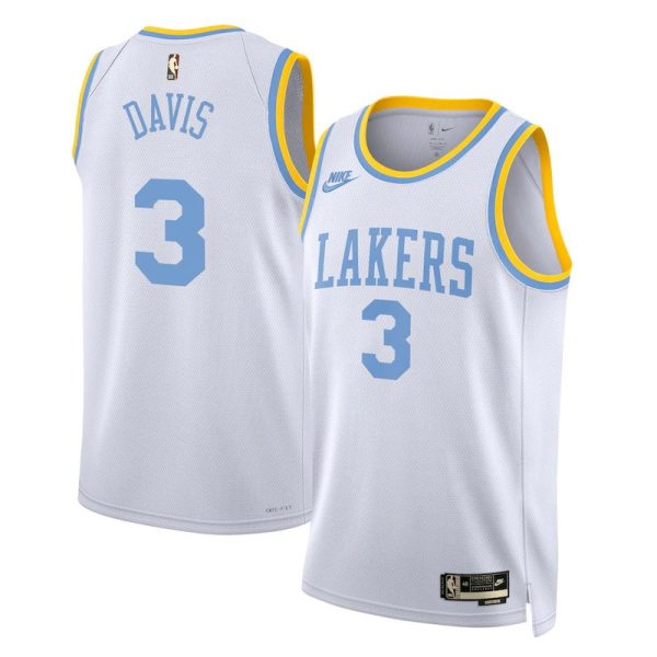 Unisex Los Angeles Lakers Anthony Davis Nike White Swingman Jersey - Classic Edition - The Official NBA Lib. One Store, Every Team