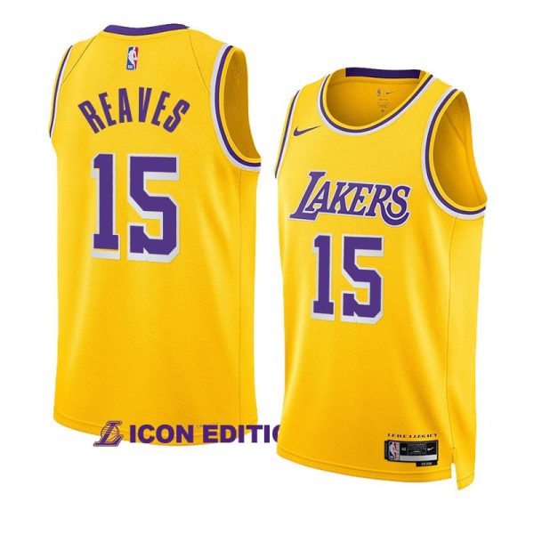 Unisex Los Angeles Lakers Austin Reaves Nike Yellow Swingman Jersey - Icon Edition - The Official NBA Lib. One Store, Every Team