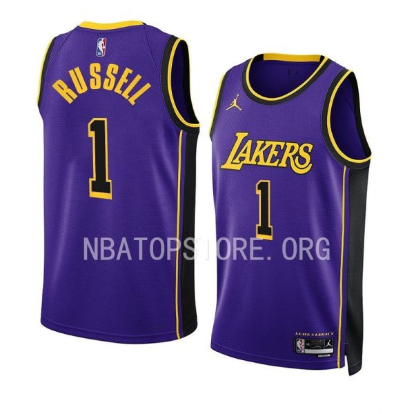 Unisex Los Angeles Lakers D'angelo Russell Jordan Purple Swingman Jersey - Statement Edition - The Official NBA Lib. One Store, Every Team