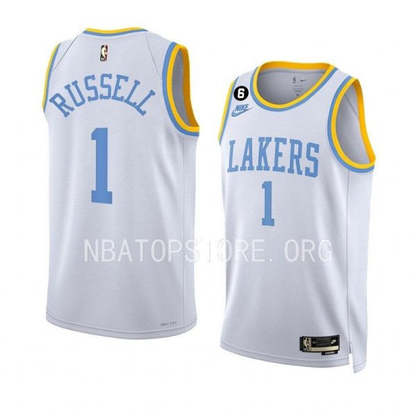 Unisex Los Angeles Lakers D'angelo Russell Nike White Swingman Jersey - Classic Edition - The Official NBA Lib. One Store, Every Team