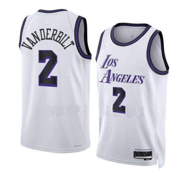 Unisex Los Angeles Lakers Jarred Vanderbilt Nike White Swingman Jersey - City Edition - The Official NBA Lib. One Store, Every Team