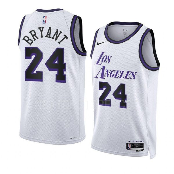 Unisex Los Angeles Lakers Kobe Bryant Nike White Swingman Jersey - City Edition - The Official NBA Lib. One Store, Every Team