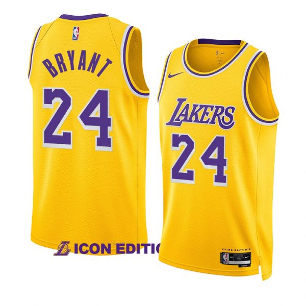 Unisex Los Angeles Lakers Kobe Bryant Nike Yellow Swingman Jersey - Icon Edition - The Official NBA Lib. One Store, Every Team