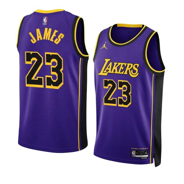 Unisex Los Angeles Lakers LeBron James Jordan Purple Swingman Jersey - Statement Edition - The Official NBA Lib. One Store, Every Team