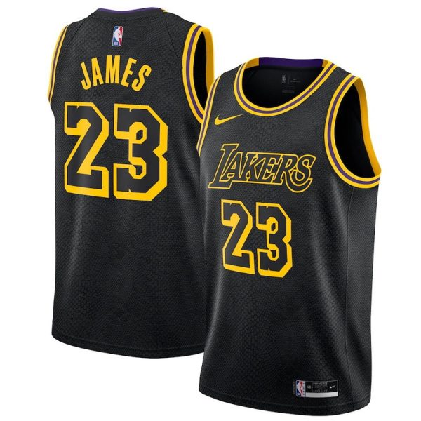 Unisex Los Angeles Lakers LeBron James Nike Black Mamba City Edition Swingman Jersey - The Official NBA Lib. One Store, Every Team