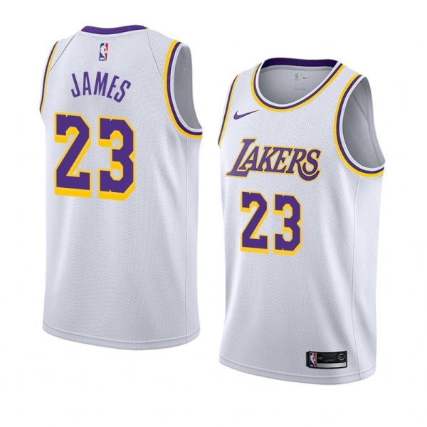 Unisex Los Angeles Lakers LeBron James Nike White Swingman Jersey - Association Edition - The Official NBA Lib. One Store, Every Team