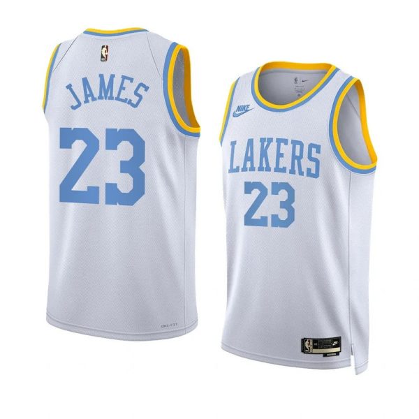 Unisex Los Angeles Lakers LeBron James Nike White Swingman Jersey - Classic Edition - The Official NBA Lib. One Store, Every Team