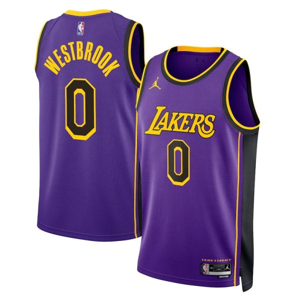 Unisex Los Angeles Lakers Russell Westbrook Jordan Purple Swingman Jersey - Statement Edition - The Official NBA Lib. One Store, Every Team