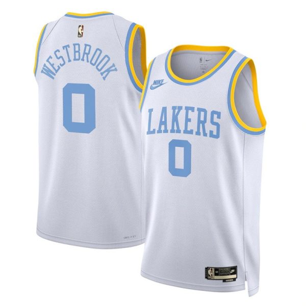 Unisex Los Angeles Lakers Russell Westbrook Nike White Swingman Jersey - Classic Edition - The Official NBA Lib. One Store, Every Team