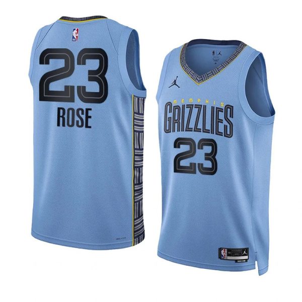 Unisex Memphis Grizzlies Derrick Rose Jordan Blue Swingman Jersey - Statement Edition - The Official NBA Lib. One Store, Every Team