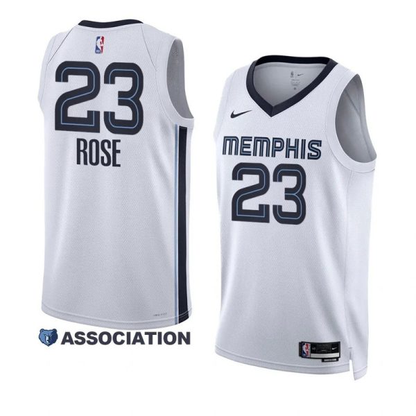 Unisex Memphis Grizzlies Derrick Rose Nike White Swingman Jersey - Association Edition - The Official NBA Lib. One Store, Every Team